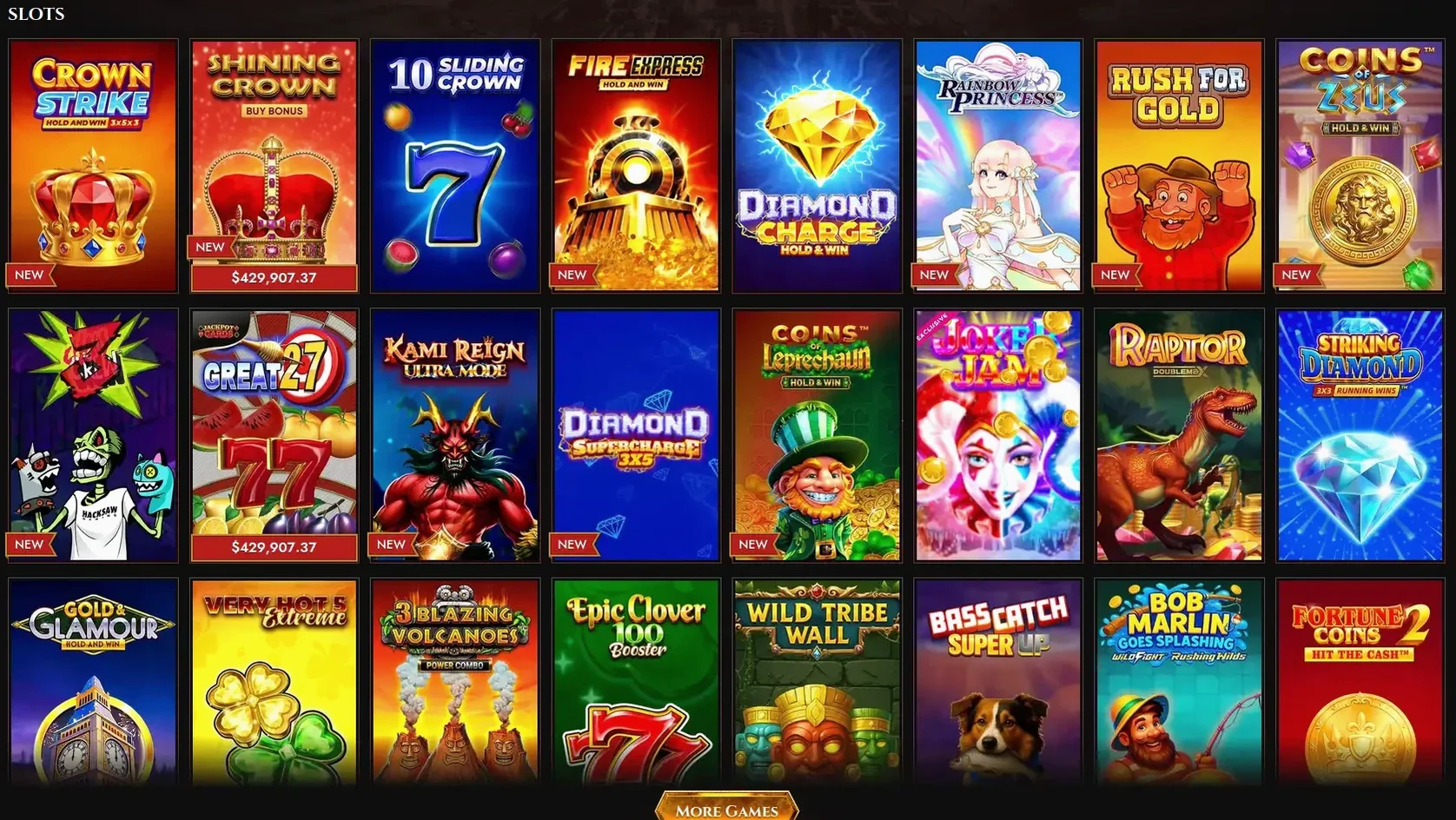 Iwild Casino Spielangebot